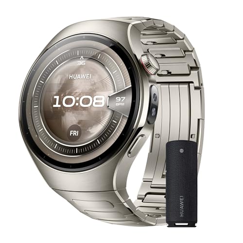 HUAWEI WATCH 5 46 mm Space Silver + HUAWEI Sound joy 2 preto
