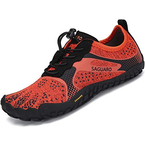 SAGUARO Sapatilhas de desporto para crianças, calçado escalçado, para meninas, respiráveis, minimalistas, 24-36 UE
