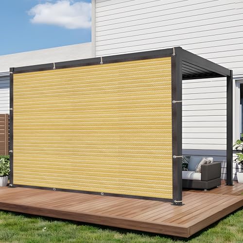 Toldo retangular, proteção contra intempéries, 90% rede de sombra para jardim, estufa, pátio, terraço e campismo