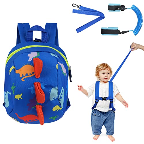 AOMIG Pulseira anti-perda, 2 em 1 Arneses de segurança para crianças, correia para crianças com segurança com mochila e alças anti-perdas para meninos e meninas