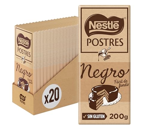 NESTLE Pós-chocolate preto para derreter 20 x 200 g