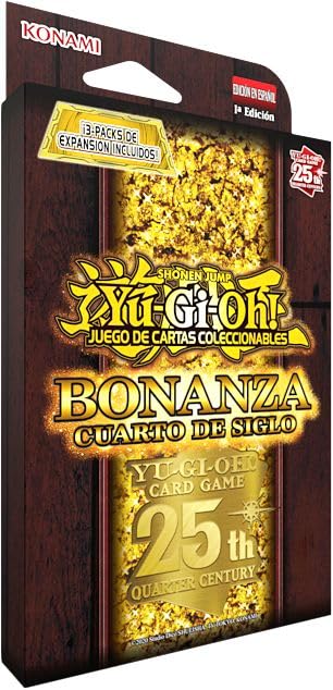 YU-GI-OH! Jogo de cartas colecionáveis - Quarter Century Bonanza 3er Pack Booster