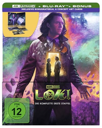 Loki - Staffel 1 UHD BD (Lim. Steelbook): 4K Ultra HD Blu-ray + Blu-ray / Steelbook / Staffel 01 [Blu-ray]
