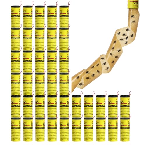 60 peças armadilhas para moscas, 40 x pega moscas tiras e 20 X armadilha para mosquitos amarelo no total, pega mosquitos insetos