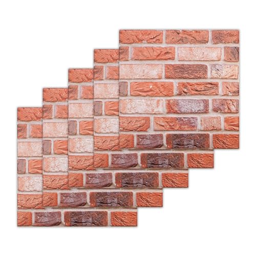 YapitHome Papel de parede autocolante com pedra, 10 unidades, painéis de parede 3D, autocolantes, para móveis, porta de parede, impermeável, aparência de pedra