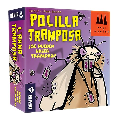 Jogo Polilla Tramposa Ganha quem se livrar antes das suas cartas.