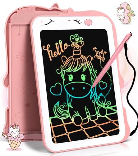 Tablet escrita quadro magnético para meninas meninos 2 3 4 5 6 7 anos presentes de aniversário de Natal, 8,5 polegadas LCD desenho quadro magnético para crianças jogos educativos crianças 3-7 anos