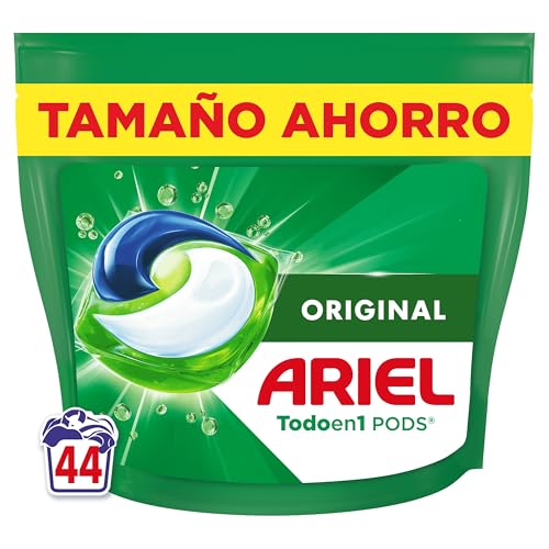 Ariel PODs Platinum, detergente líquido em cápsulas originais cápsulas, 44 lavagens, a embalagem pode variar