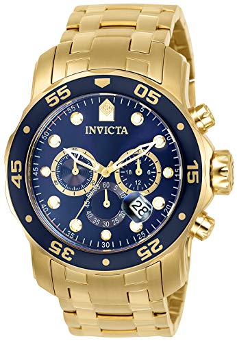 Invicta Pro Diver Relógio quartzo para homem em aço inoxidável - 48 mm
