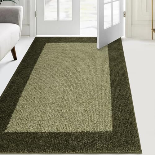 FCSDETAIL Capuz de entrada para casa 86 x 150 cm, tapete antiderrapante e lavável na máquina, tapete absorvente para cães, entrada, porta e corredor