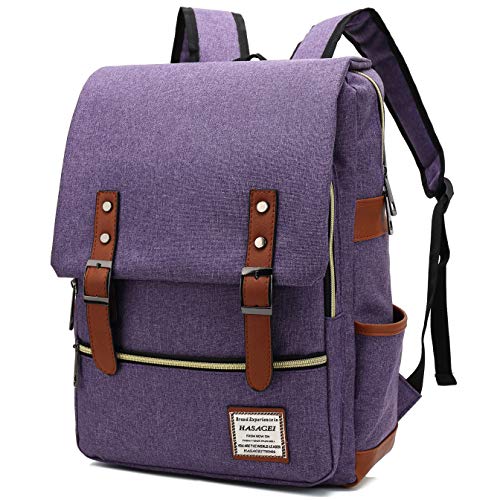 HASAGEI Ukbb0006 Wenjie - Mochila de viagem para computador portátil, unissexo, estilo vintage, cor preta, crianças