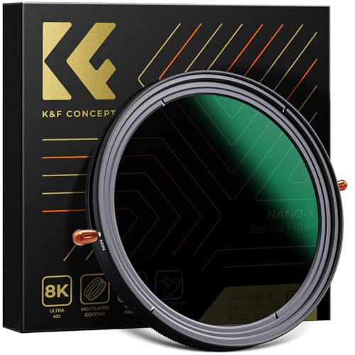 K&F Concept Nano-Xcel 95 mm, 2 em 1, filtro polarizador e variável ND2-32, ND2-32 filtro de densidade neutra e CPL filtro de vidro ótico com revestimento de 28 camadas para câmara lente NO X Spot