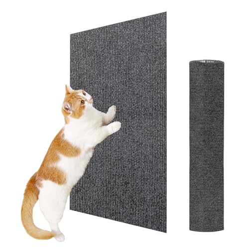 ENONCI Tapete para raspar gatos, protetor antiarranhões para sofás e móveis, autoadesivo, reutilizável, resistente e durável, para gatos de todas as idades