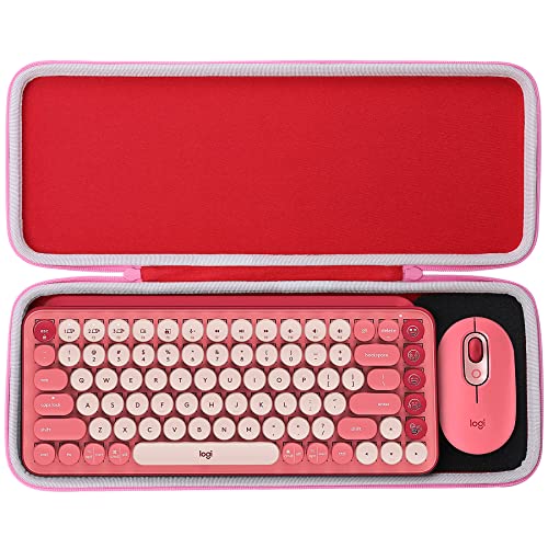 Aenllosi Capa estojo para teclado sem fios Pop Icon Combo/Pop Keys teclado, capa única (vermelho)