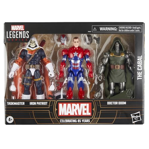 Marvel Legends Series, a amarela, 85º aniversário da Marvel, figuras colecionáveis em escala de 15 cm inspiradas nos banda desenhada, supervisor, patriot de ferro e doutor morte