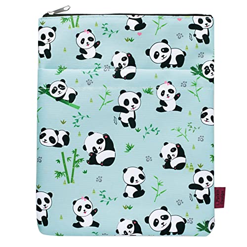 Capa para livros para amantes de livros, protetor de livros para livros com capa macia, tecido lavável, capas para livros com fecho de correr, tamanho médio 11 x 8,7 polegadas