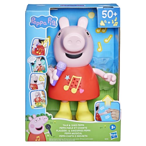 Peppa Pig, Boneca Peppa musical versão em espanhol, cor (Hasbro G05185N0)