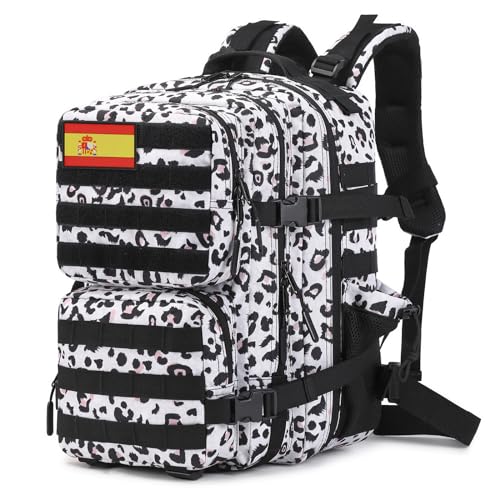 Delgeo Mochila tática 25 L/45 L militar, grande capacidade mochila, dobrável impermeável mochila para montanhismo, caminhadas, campismo e viagens