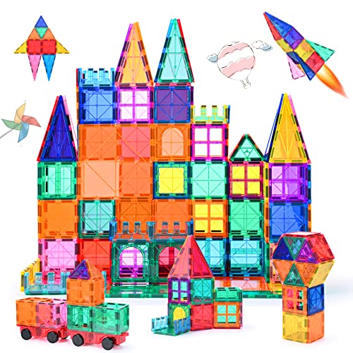 Blocos magnéticos crianças 100 peças 3D brinquedos de construção magnética crianças Stem criatividade brinquedos educativos presentes para idosos de 3 anos