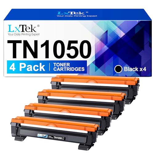 LxTek TN1050 TN-1050 Tonificador compatível para Brother TN1050 TN 1050 Tonificador para Brother DCP1610W DCP1510 DCP1612W DCP1512 MFC1910W MFC1810 HL122 HL12 10W Altura 212W HL1112 HL-1210W, preto (4