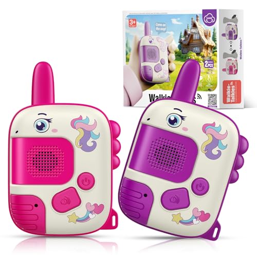 Brinquedos Walkie Talkie crianças 3 4 5 6 7 8 9 anos presente meninas 3-8 anos unicórnio brinquedos 3-9 anos walkie talkie jogos exterior meninos meninas brinquedos 3 4 5 6 7 8 9 anos presente Walky