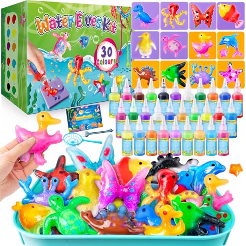 JOPSHEEN Magic Water Elf, 30 cores Aqua gel, Elfo de água mágico, kit de gel de água para crianças, brinquedos Squishy