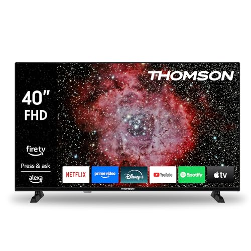 THOMSON FHD (40''), FHD LED Fire TV, controlo por voz Alexa, suporte AirPlay, sintonizador triplo, Bluetooth, HDMI, portas USB, AV IN e Ci+ - 40FF2S34-2024