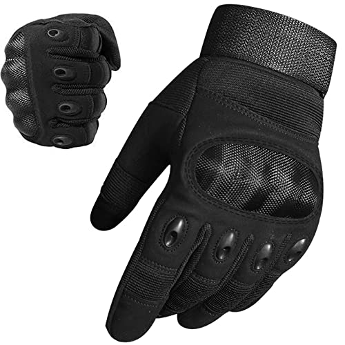 WESTWOOD FOX WFX Luvas de motocicleta para homens e mulheres, luvas duras de dedo completo para ecrã tátil, luvas de motocicleta para andar de bicicleta