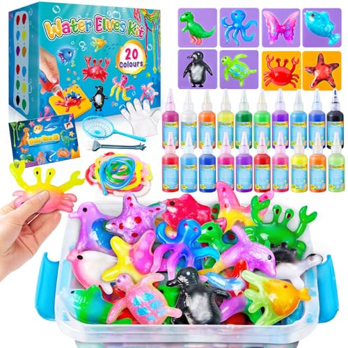JOPSHEEN Magic Water Elf, 20 cores Aqua gel, Elfo de água mágico, kit de gel de água para crianças, brinquedos Squishy