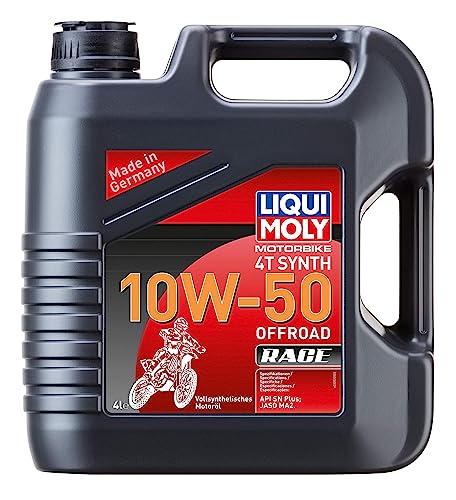 LIQUI MOLY Motorbike 4T Synth 10W-50 Offroad Race | 4 L | óleo de 4 tempos de motocicleta | 3052