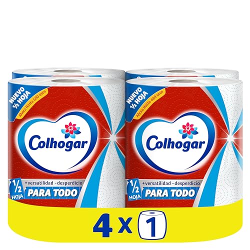 Colhogar Paratodo jumbo x4 - nova opção de meia folha - dupla duração - 4 rolos - 2720 usos (4 x 1)