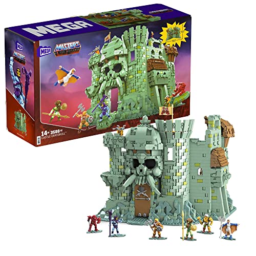 Mega Construx™ Masters of The Universe™ Castelo Grayskull, brinquedo de construção para crianças + 14 anos (Mattel GGJ67)