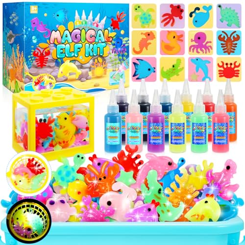 iKidiki Kit de gel de água para crianças, artesanato crianças 5 6 7 8 9 anos brinquedos meninas meninos 4 5 6 7 8 9 10 Anos Natal presentes meninas 4 5 6 7 8 9 anos jogos de água artesanato menina