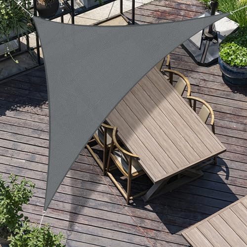 SUNNY GUARD Toldo solar, 3 x 3 x 4,25 m, HDPE respirável proteção UV para pátio, jardim, exteriores, terraço, cinzento antracite