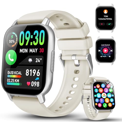 WeurGhy Relógio inteligente homem mulher, 1,85" HD Smartwatch com chamadas Bluetooth, relógio com monitor de sonho/monitor de sono/