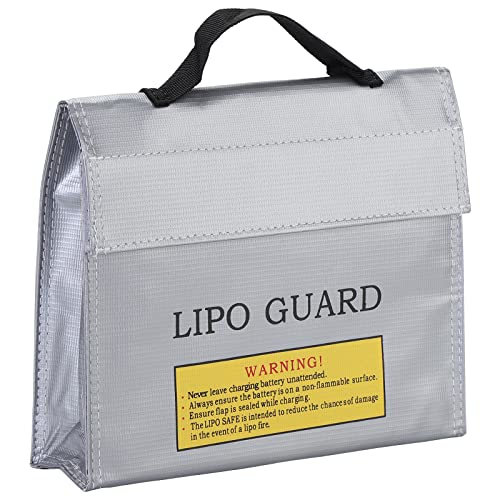 TsunNee Lipo - Bolsa de segurança para bateria, bolsa de proteção de segurança à prova de fogo, capa protetora de segurança à prova de explosão, bolsa de proteção de carga de bateria de módulo