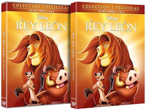 El Rey Leon (The Lion King) (DVD) Pack 3 Peliculas: Rey Leon + El Tesoro de Simba + Hakuna Matata