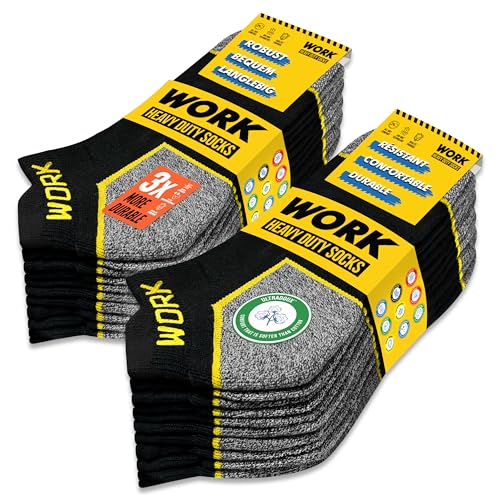 SOXCO 10 pares meias tornozelo homem trabalho meias curtas WORK Socks