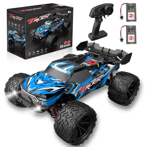 Borstoypro - Carro telecomandado 1:16, 40 km/h, camião monstro, controlo remoto rápido, para adultos, camião monstertruck telecomandado 4WD para crianças de 8 e 10 anos