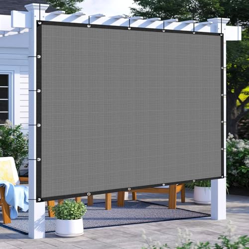 Toldo com ilhós, rede de sombreamento para jardim, 2 x 3 m, rede de sombra para exteriores, proteção solar, rede para estufa, terraço, plantas, galinheiro, resistente ao vento, permeável à água