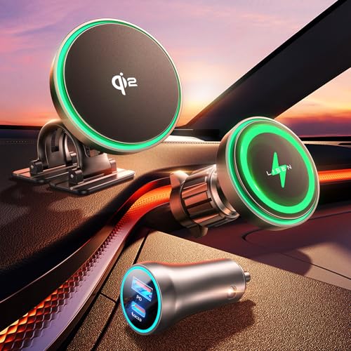 LISEN 15 W para suporte de telemóvel carregador Magsafe