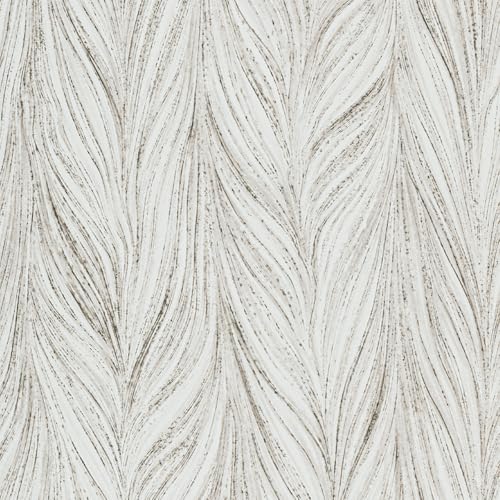Abyssaly Papel de parede auto-adesivo, vinil autocolante móveis minimalista geométrico às riscas, vinil autocolante parede quarto, casa de banho, sala de estar, cozinha 44 x 300 cm