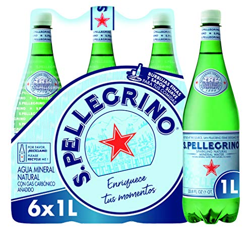 San Pellegrino Sparkling Água mineral 6 x 1 l