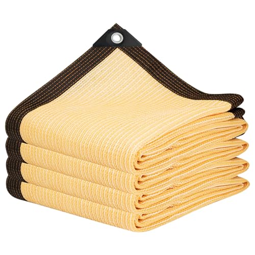 Rede de sombreamento com furos, toldo para jardim, 2 x 3 m, rede de sombra, para estufa, terraço, plantas, galinheiro, resistente ao vento, permeável à água