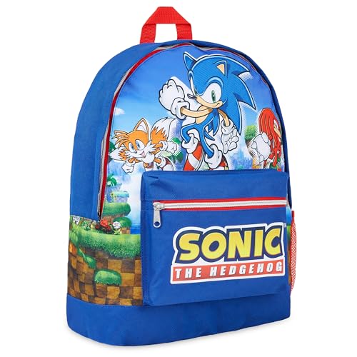 SONIC THE HEDGEHOG Mochila criança menina, mochilas escolares para crianças, presentes originais, mochila infantil, merchandising oficial