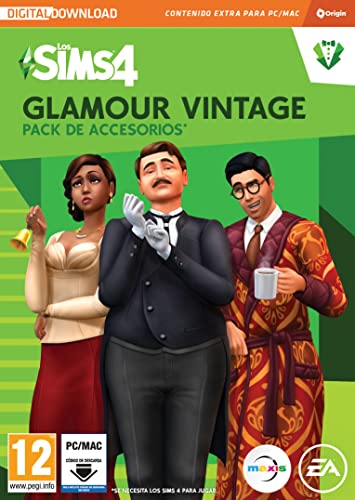 Los Sims 4 Glamour Vintage (SP9) Pack de AccesoriosPCWin-DLC |Videojuegos |Código de descarga directa |Castellano