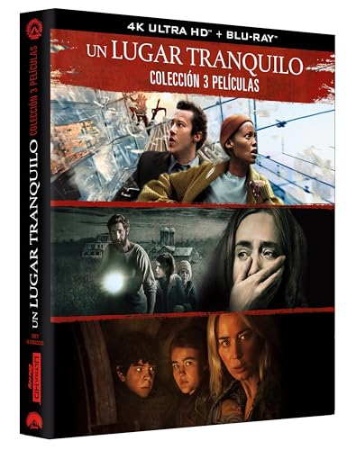 Un Lugar Tranquilo 1+2+3 (A Quiet Place) (4K UHD + Blu-ray) Pack 3 Peliculas