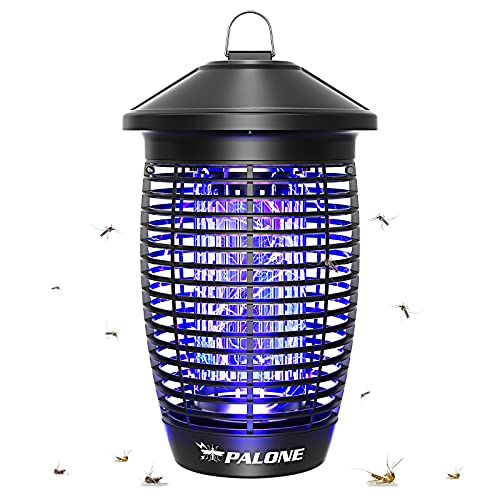 PALONE Candeeiro anti-mosquitos 4500 v 20 w UV, anti-mosquitos elétrico, armadilha moscas alcance eficaz 100 m² para interior e exterior