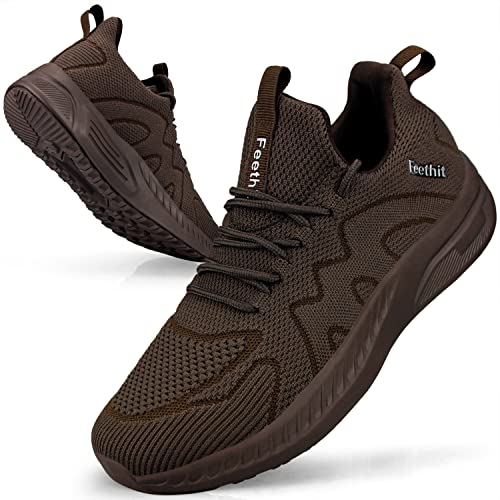 Feethit Sapatilhas desportivas sapatilhas corrida para homem correr jogging caminhar ambas ginásio fitness atlético ténis trabalho sapatilhas leves respiráveis sapatilhas desportivas homem