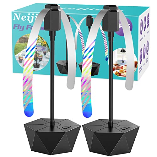 Neijiaer Anti-moscas repelente moscas exteriores, ventilador repelente de moscas portátil, repelente de moscas para mosquitos, ventilador anti-moscas espanta moscas de mesa para piqueniques, pátios,